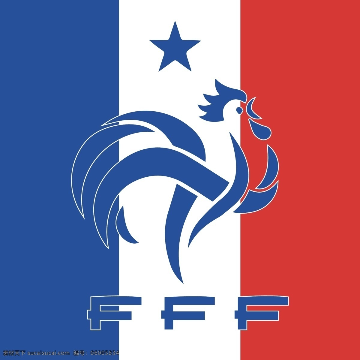 法国队标志 法国 世界杯 运动 欧洲 足球 国家队 2016 欧洲杯 本泽马 足球标志 logo设计