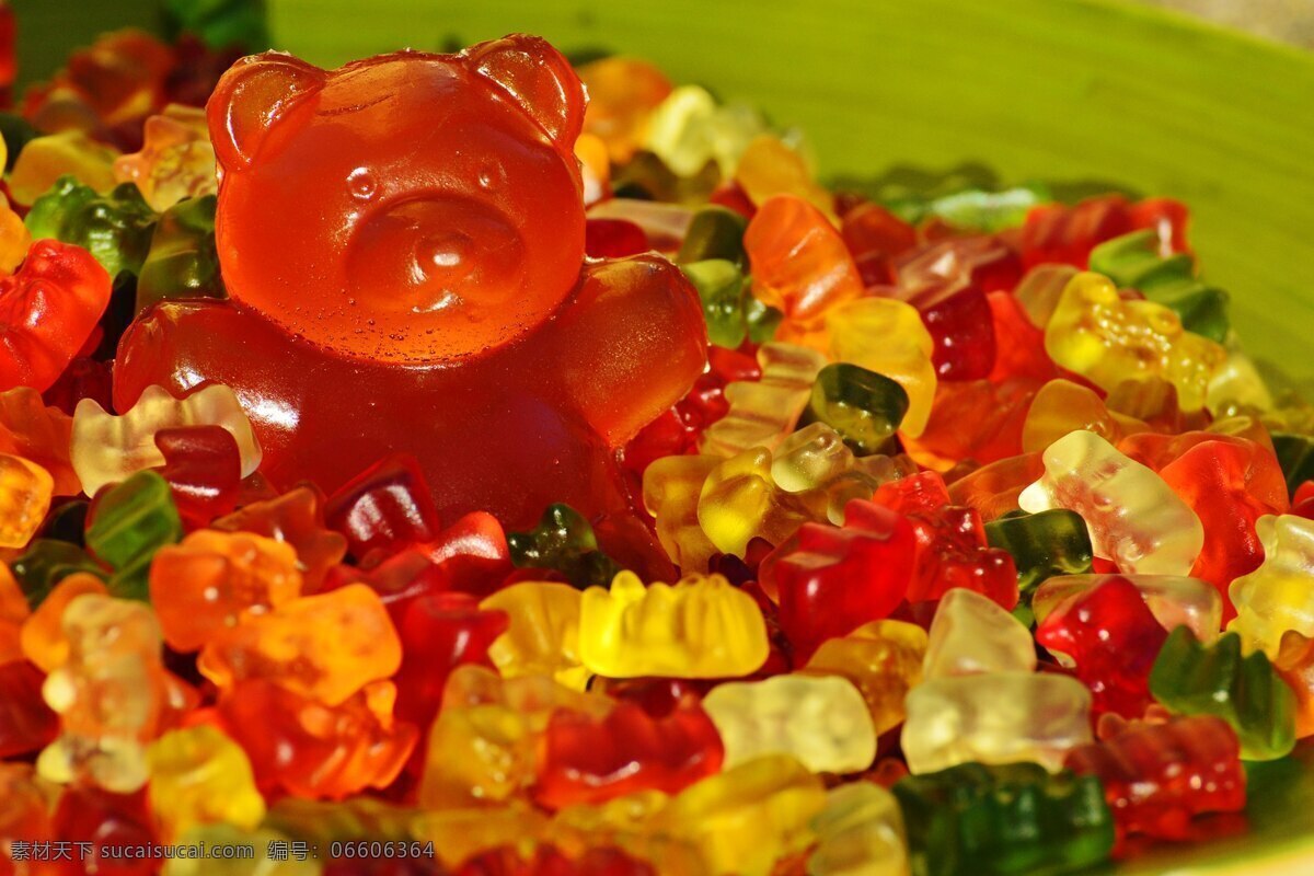 小 熊 水果 软糖 高清 糖果 橡皮糖 水果糖 彩色 可爱