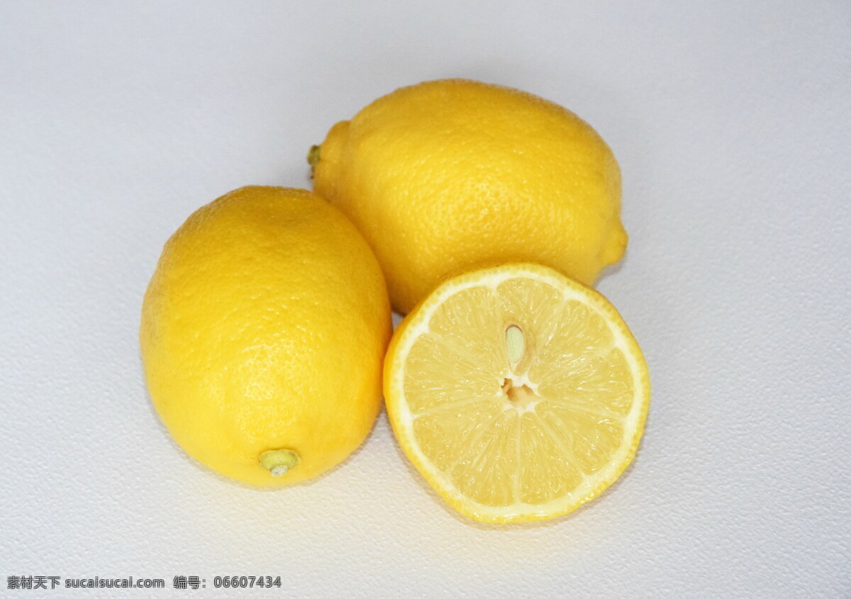 新鲜 黄 柠檬 高清 黄柠檬 鲜柠檬 黄色水果水果