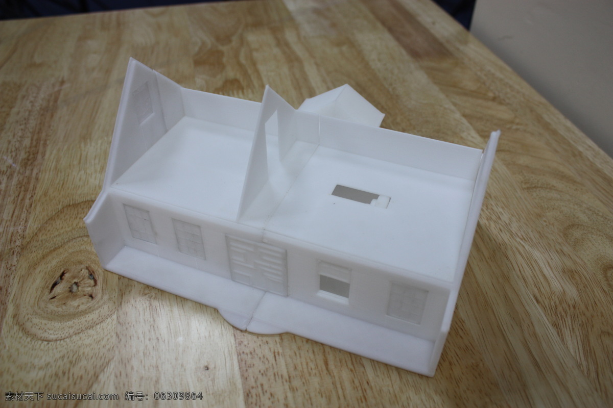 3d 印刷 房子 三维 3d模型素材 建筑模型