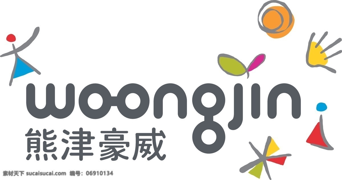 熊津标志 熊津logo 熊津豪威 熊津 豪威 标识标志图标 矢量