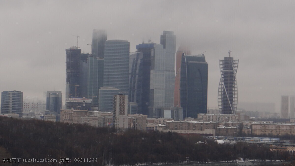 俄罗斯 莫斯科 城市 都市 天空 建筑 现代建筑 大雪 国外旅游 旅游摄影 灰色