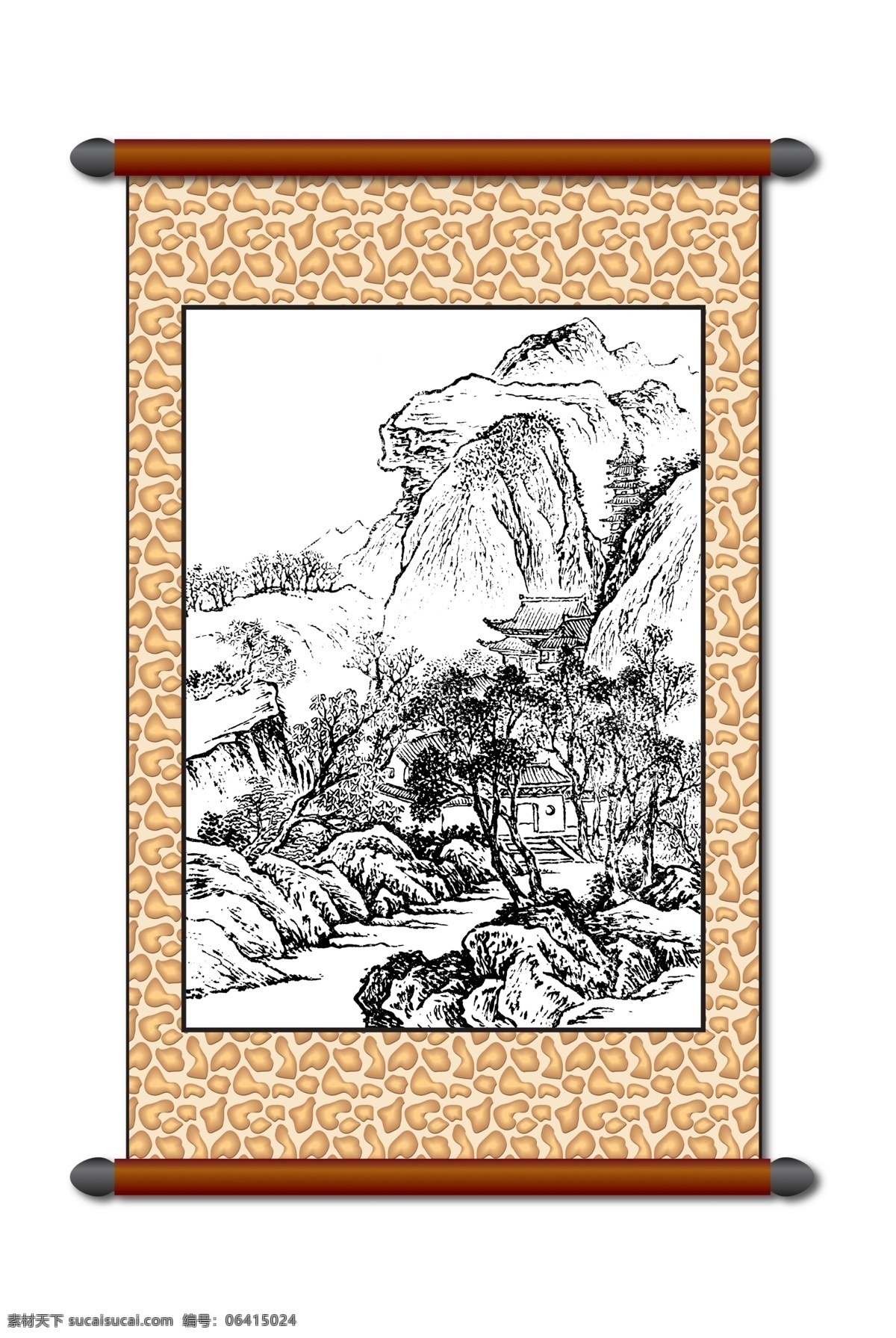 分层 白描 版画风景 传统画 风景 风景画 工笔 古画 模板下载 白描风景 山水画 古建筑 线描 美术 黑白稿 卷轴画 挂画 中国风 艺术画 文化艺术 绘画书法 设计图库 源文件 家居装饰素材 山水风景画