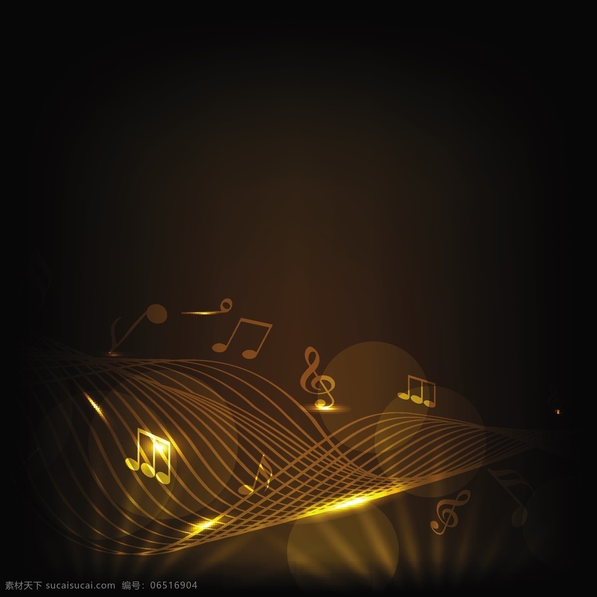 金色 音符 背景 矢量 模板下载 音乐背景 金色线条 时尚背景 底纹背景 影音娱乐 生活百科 矢量素材 黑色