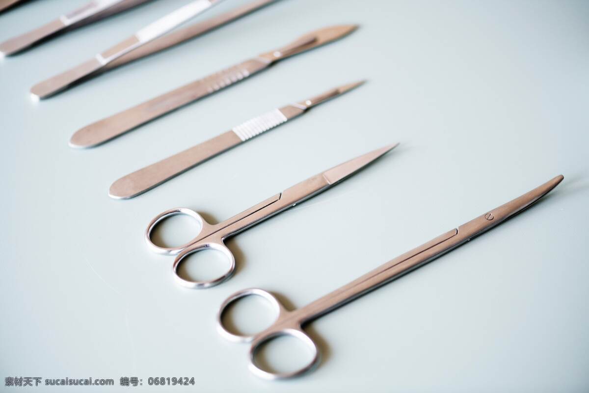 医疗器械 医疗 器械 镊子 手术刀 刀具 夹子 医用 医学 特写 局部 金属 现代科技 医疗护理