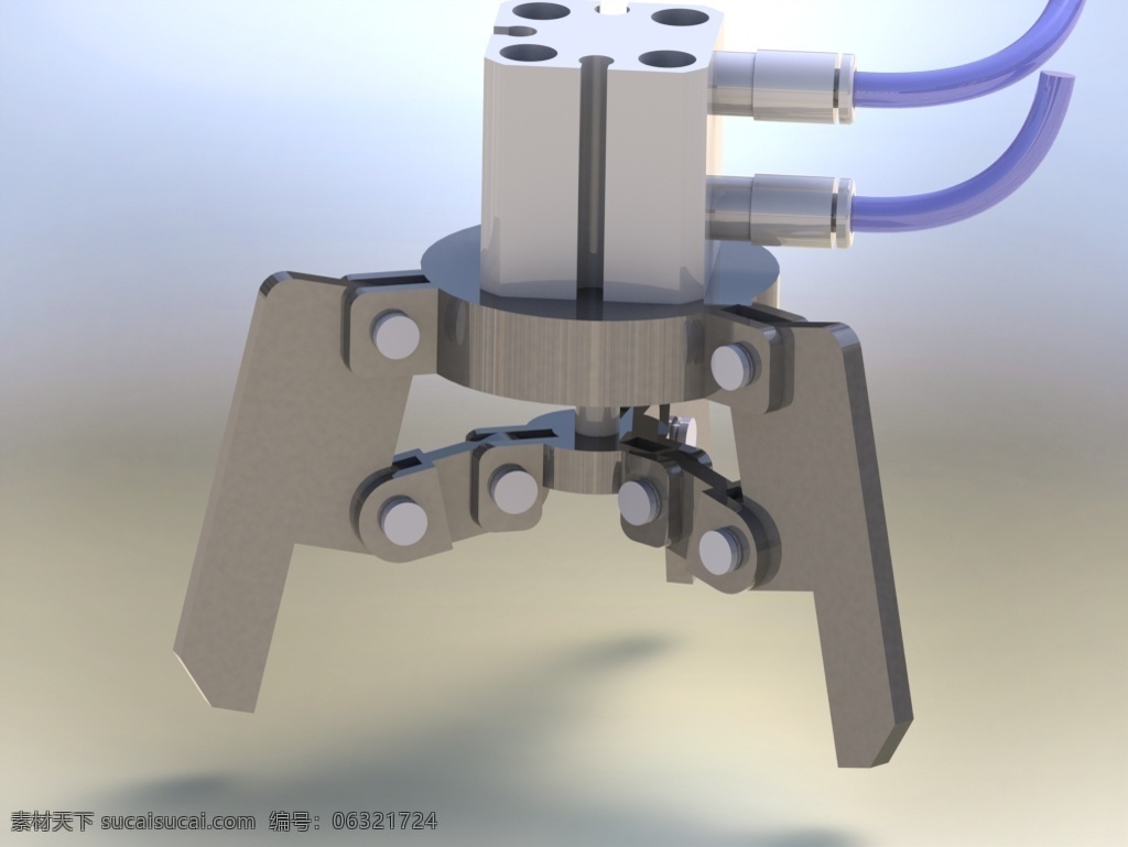 爪 夹持器 3d模型素材 建筑模型