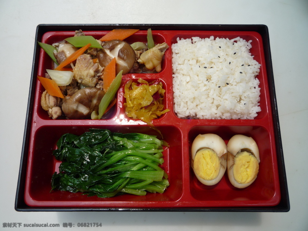 美食 饭 蛋 青菜 快餐 蔬菜 鸡爪 鸡腿 牛肉 套餐 快餐盒 餐饮美食 摄影图库