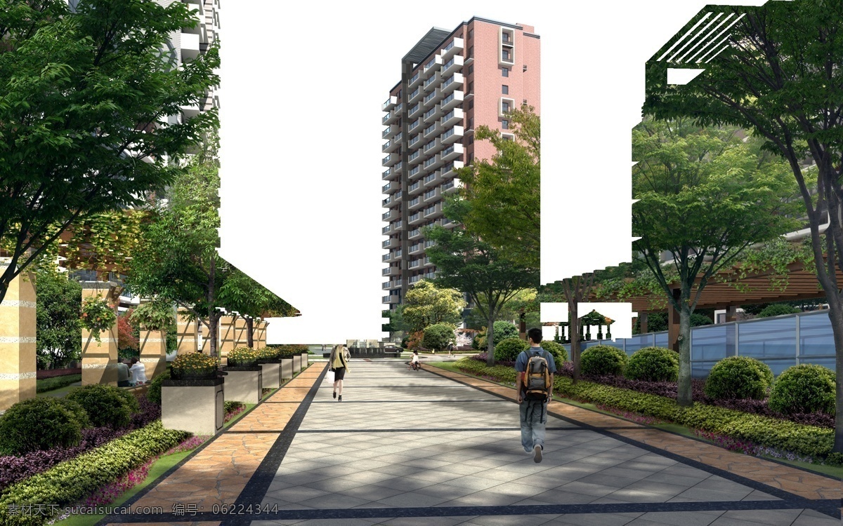 道路两旁绿化 园林景观 房地产广告 房地产效果图 广告设计模板 园林水景 游泳池 风景 园林风景 绿化平面图 公园 园林绿化