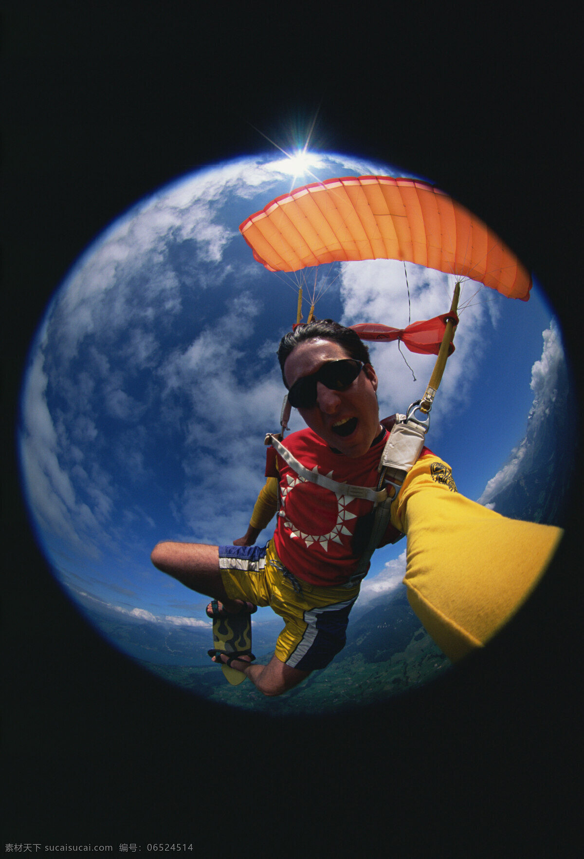高空滑翔 高空 滑翔 滑翔伞 文化艺术 体育运动 摄影图库