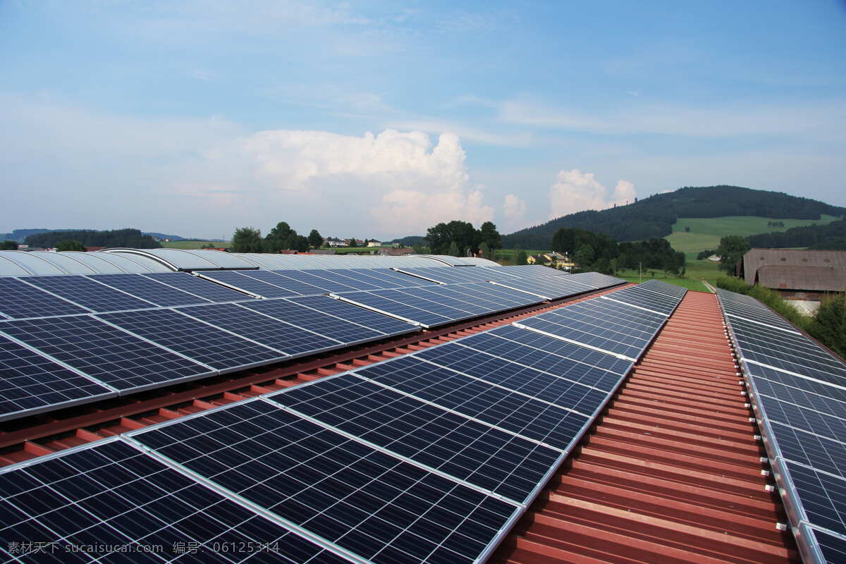太阳能发电板 光伏板 光伏电站 发电站 太阳能电站 发电设施 电力设施 现代科技 工业生产