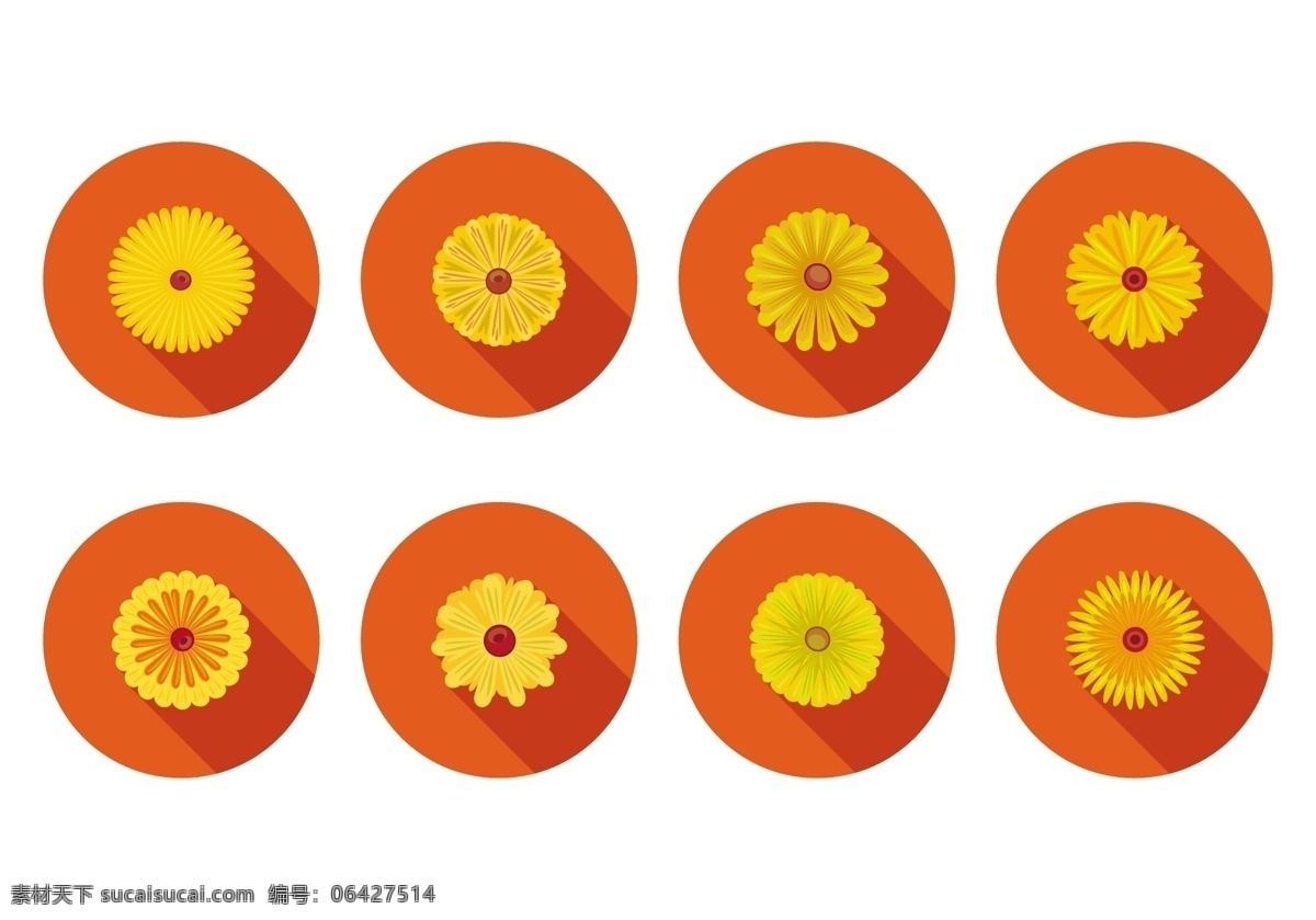 金盏 草 花卉 图标 花卉图标 手绘花卉 矢量素材 花卉花朵 手绘植物 花朵图案