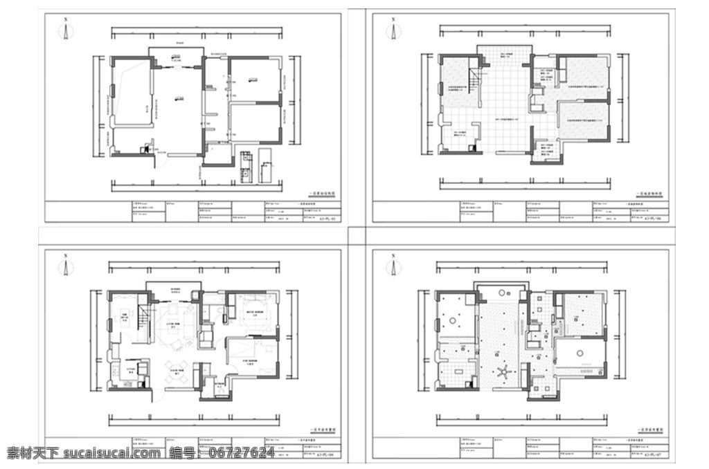跃层 户型 cad 施工 图纸 cad平面图 室内设计 住宅设计 平面 方案 住宅 规划
