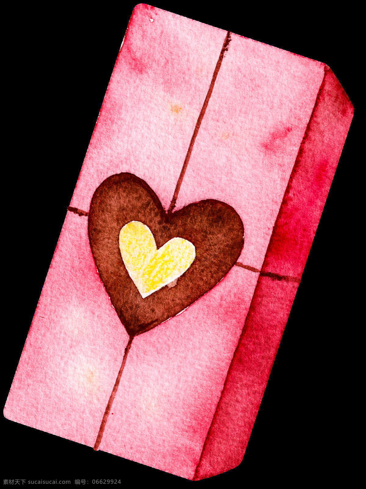 红心 礼盒 透明 礼物 爱情 矢量素材 设计素材 平面素材