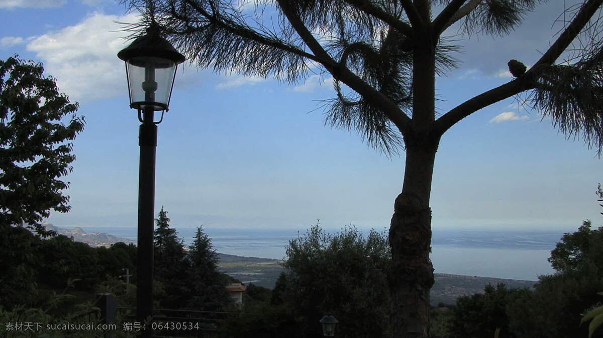 西西里岛 海景 股票 录像 灯笼 海 海洋 视频免费下载 树 意大利 视图 其他视频