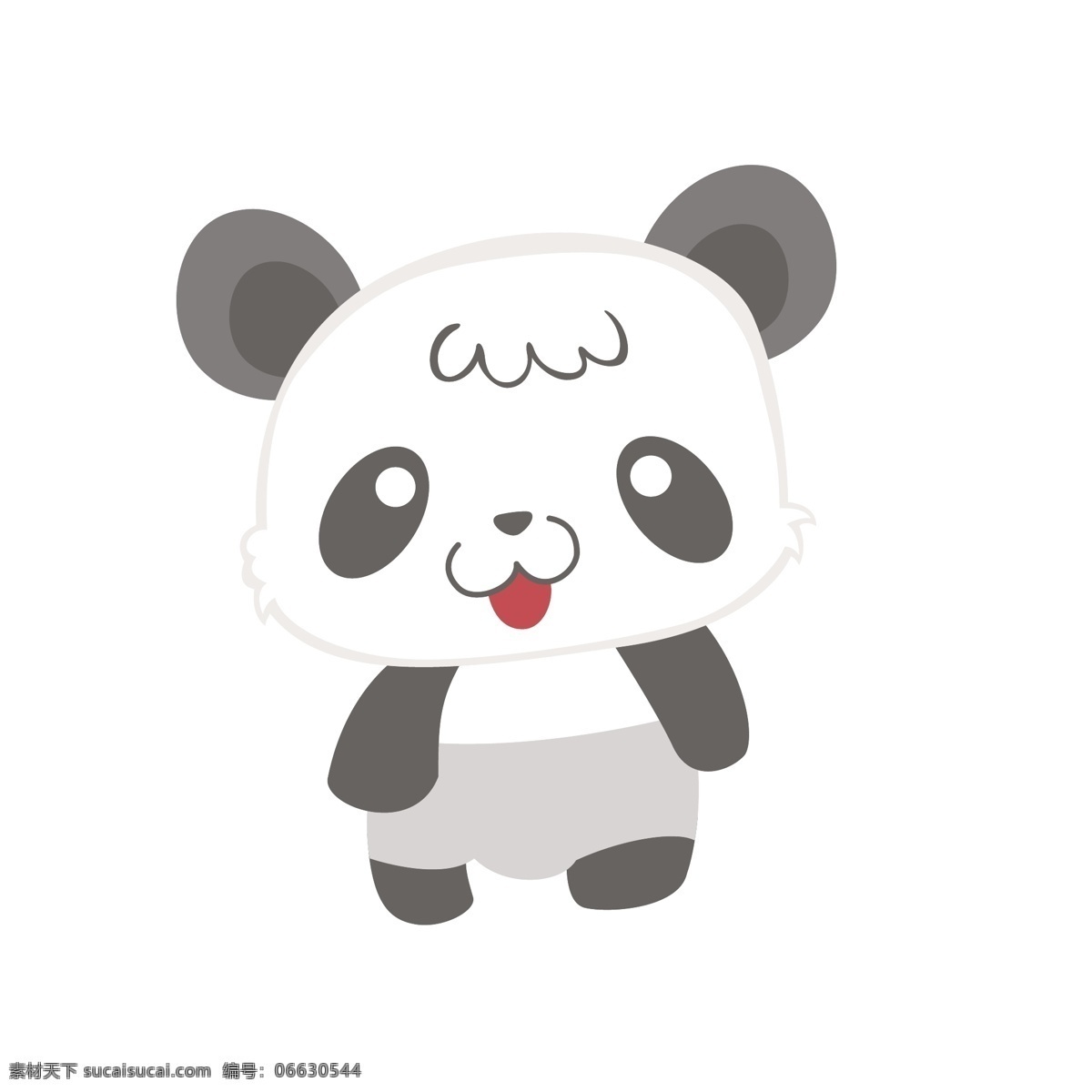 可爱 熊猫 矢量 卡通 卡通动物 可爱动物 可爱的 可爱的熊猫 卡通熊猫 卡通的熊猫