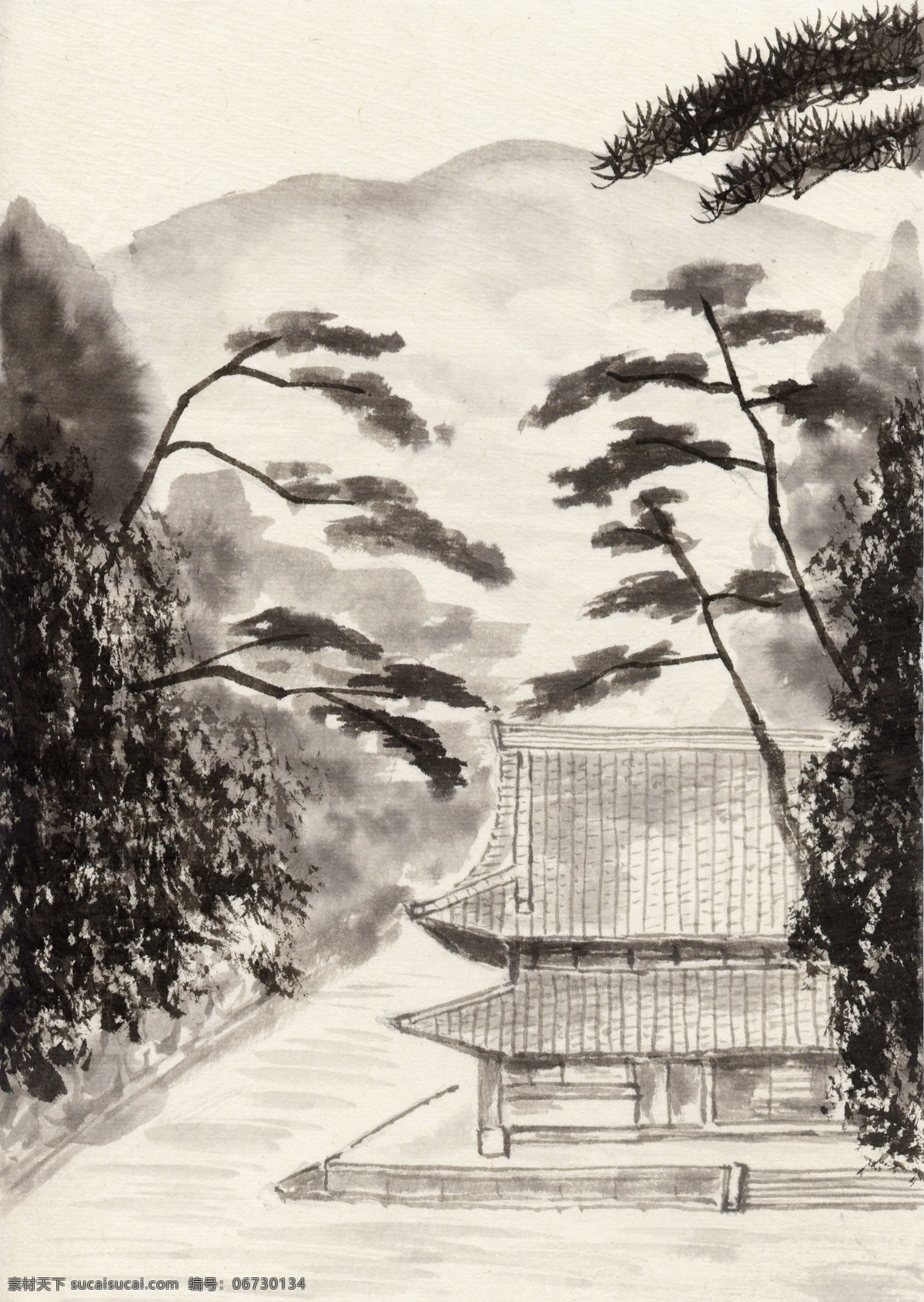 风景画 国画 国画设计素材 国画系列 绘画书法 设计图库 水墨 文化艺术 国画模板下载 装饰画 中国画 家居装饰素材 山水风景画