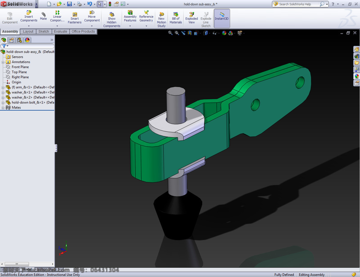 螺栓 固定架 工具 建筑 三维打印 3d模型素材 3d打印模型