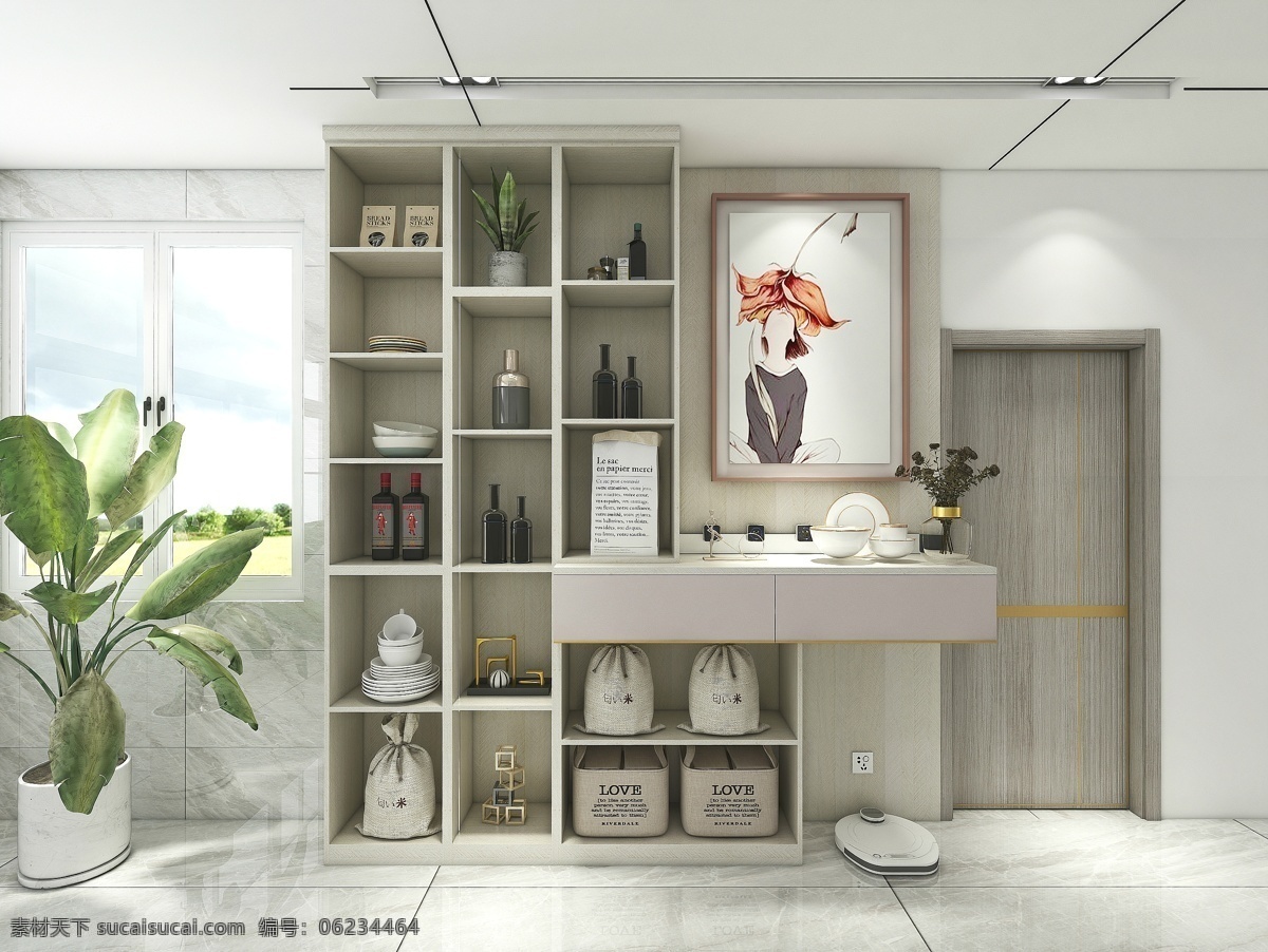 储物柜图片 时尚 个性 功能 储物柜 家装 3d设计 室内模型