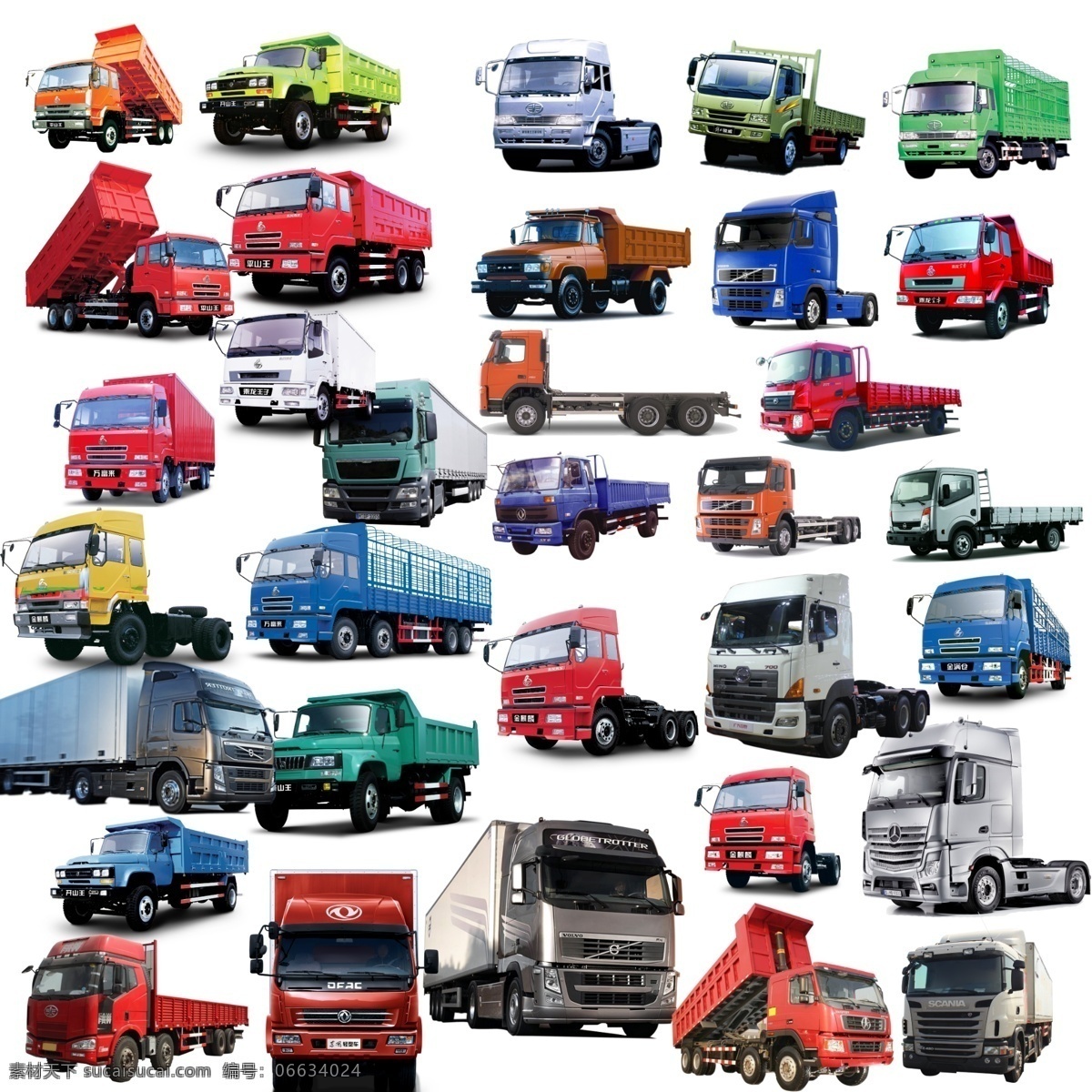 卡车 重行卡车 卡车大全 货车 大卡车 车 车子 ps卡车 大型卡车 大型车 分层 源文件