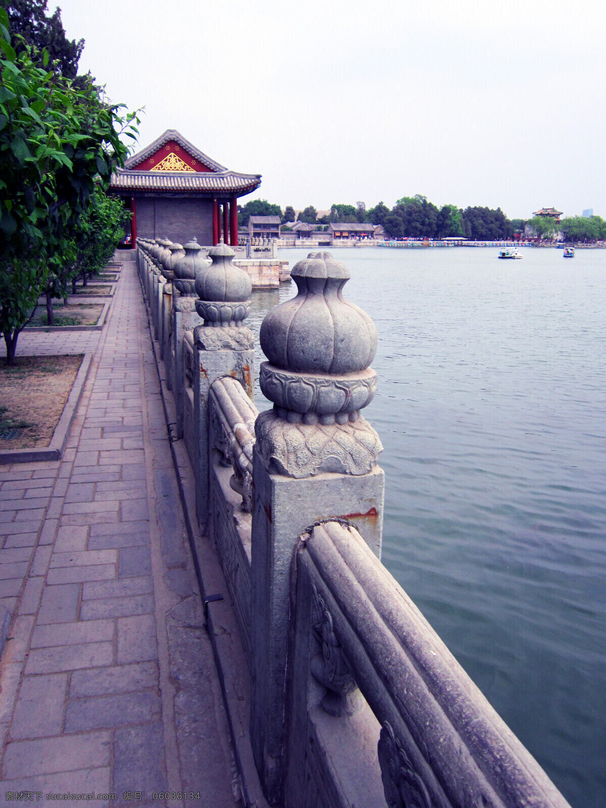 颐和园 北京 慈禧 古建筑 湖泊 石栏杆 国内旅游 旅游摄影