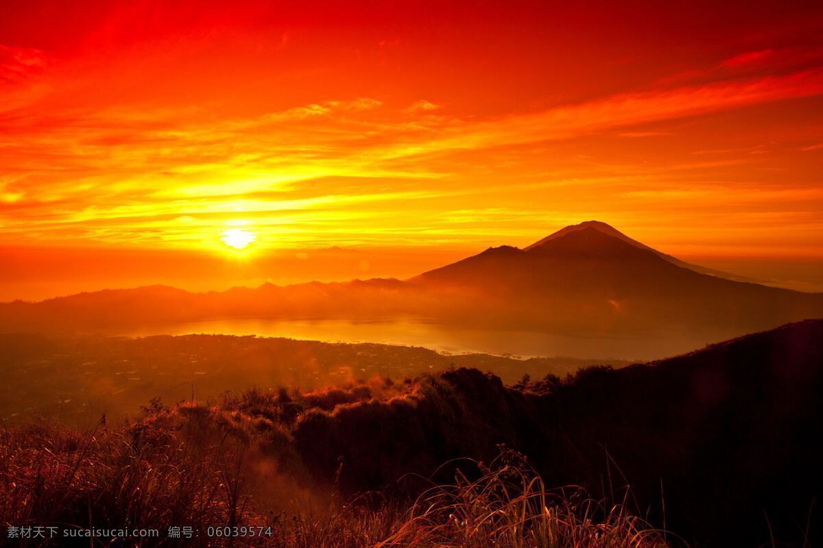 日出 大场景 山 唯美 风景 美丽景色 云海 朝霞 晚霞 奇观 宏伟 自然景观 自然风景