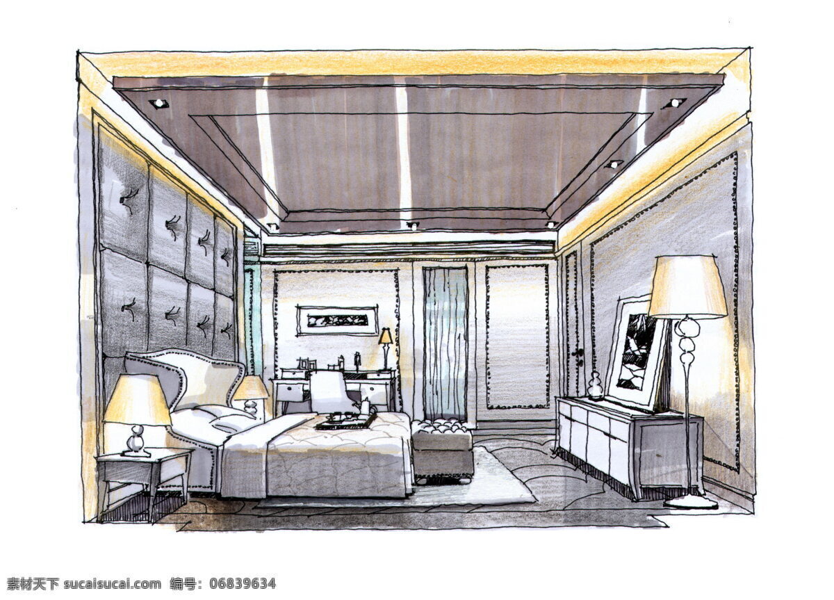 社区 住宅 手绘 建筑家居 模型 欧式室内建筑 效果图 绘画 建模 建筑 家居 透视图 家居装饰素材 室内设计
