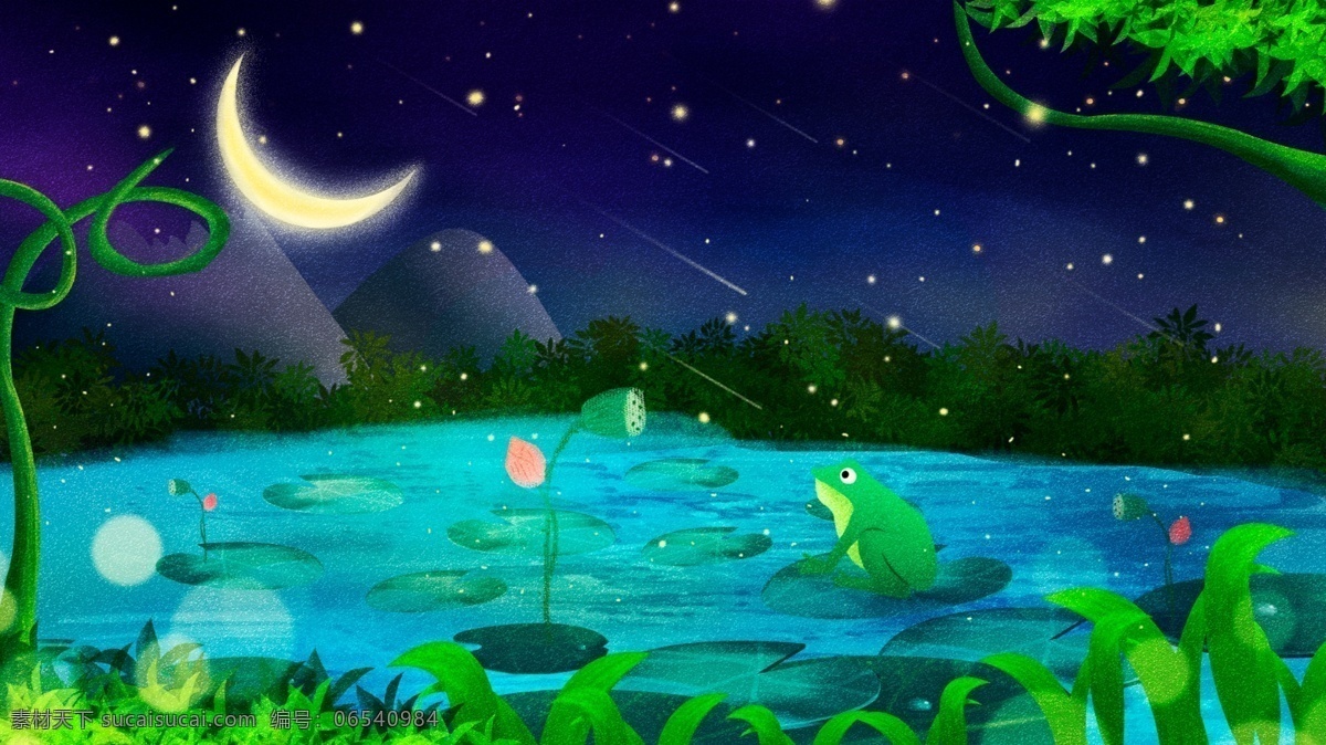 绿色 小 清新 夜晚 梦幻 夏至 插画 小清新 荷叶 湖水 小孩 乘凉 夏至插画 夏至海报 树叶 荷塘月色 荷花池 金鱼 二十四节气 中国传统节日 夏季 夏天 节气插画 溪流 小溪 美女 女孩 插画女孩 立夏海报 夏季插画 夏季出游 避暑游 避暑季 盛夏插画