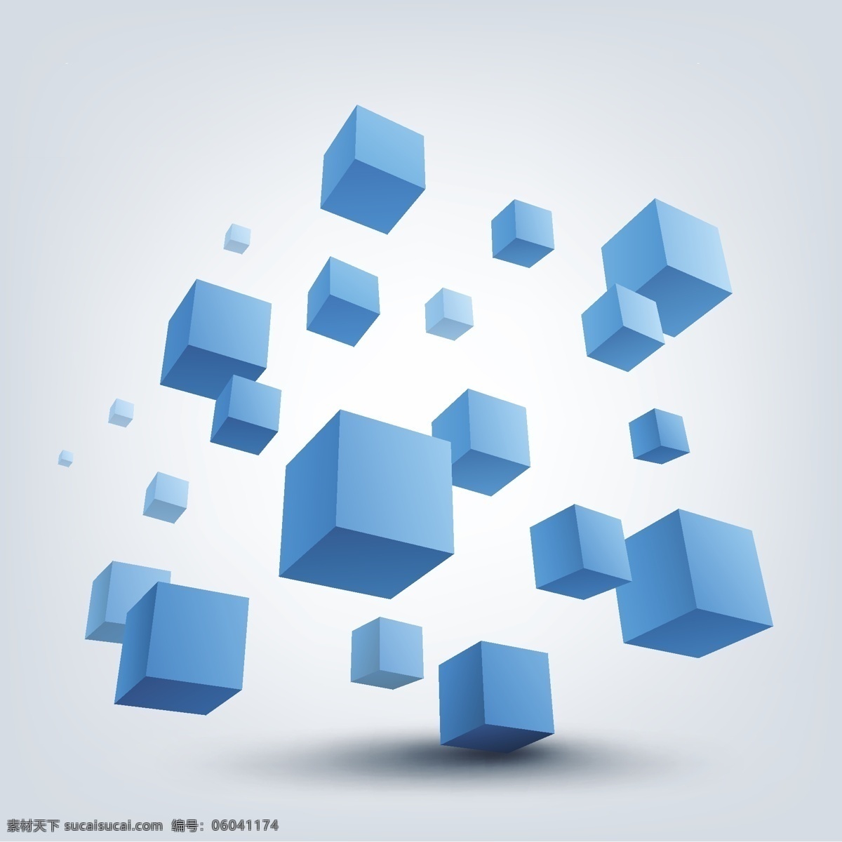 蓝色 创意 3d 方块 矢量 蓝色方块 立体方块集合 现代图形 标志 建造 组成 商业 抽象 技术 企业概念 管理 立方体 几何砖结构 广告营销海报 三维 立体背景 3d设计