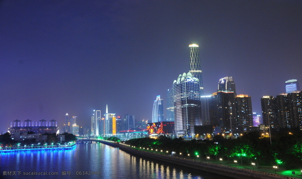 广州夜景 广州 珠江 新城 广州市 都市 城市 高楼 大厦 夜景 国内旅游 旅游摄影