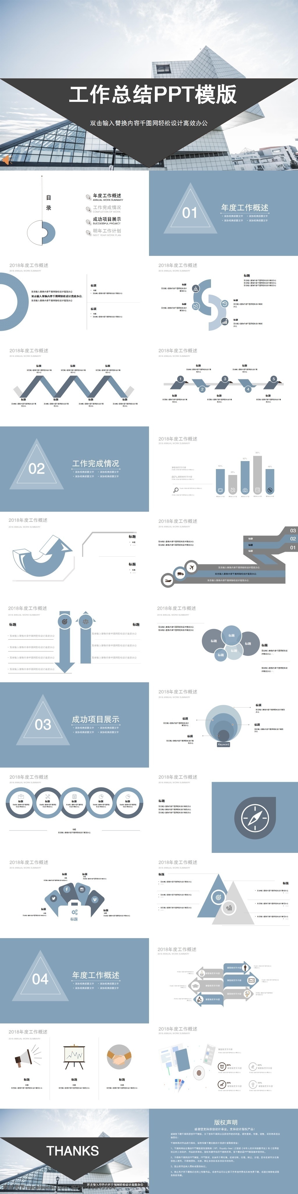 工作总结 2018 工作 年度 总结 汇报