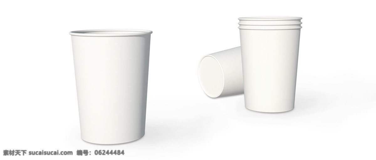纸杯 一次性杯子 纸杯组合 纸杯模板 vi模板 空白纸杯 分层 源文件