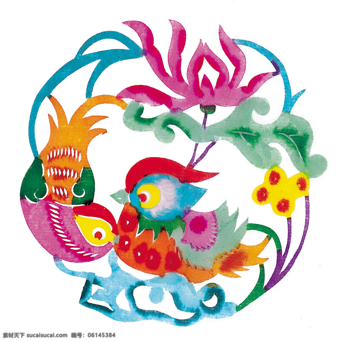 鸳鸯 剪纸 图案 鸳鸯戏水剪纸 婚庆剪纸 中国 风 传统 年画 民间画 民间艺术 剪纸艺术 文化艺术