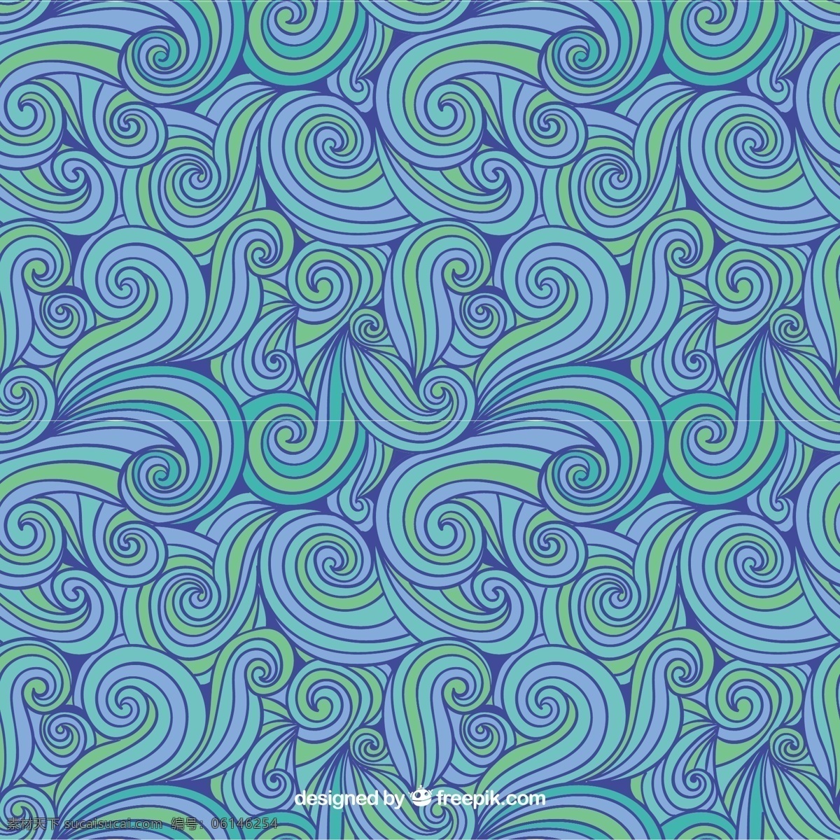 手绘 抽象 图案 蓝色 绿色 色调 模式 抽象的 一方面 波 涡流 绘图 无缝模式 无缝 手绘画 抽象画 波型 抽象图案 蓝色图案 粗略的 纠结的 音调 青色 天蓝色
