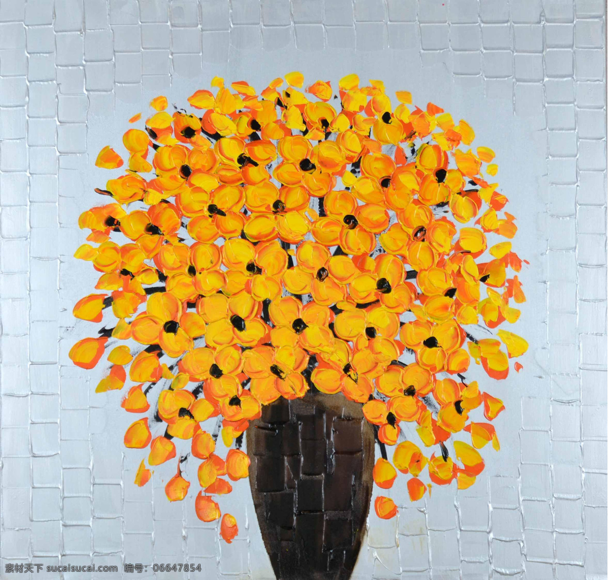 花油画 花 油画 花瓶 壁画 艺术 文化艺术 美术绘画