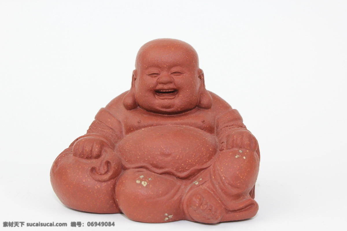 宜兴紫砂系列 紫砂玩偶 紫砂壶 紫泥 红泥 宜兴紫砂壶 江苏宜兴 红木衬托 古木 弥勒佛 紫砂博物馆 传统文化 文化艺术 宜兴紫砂