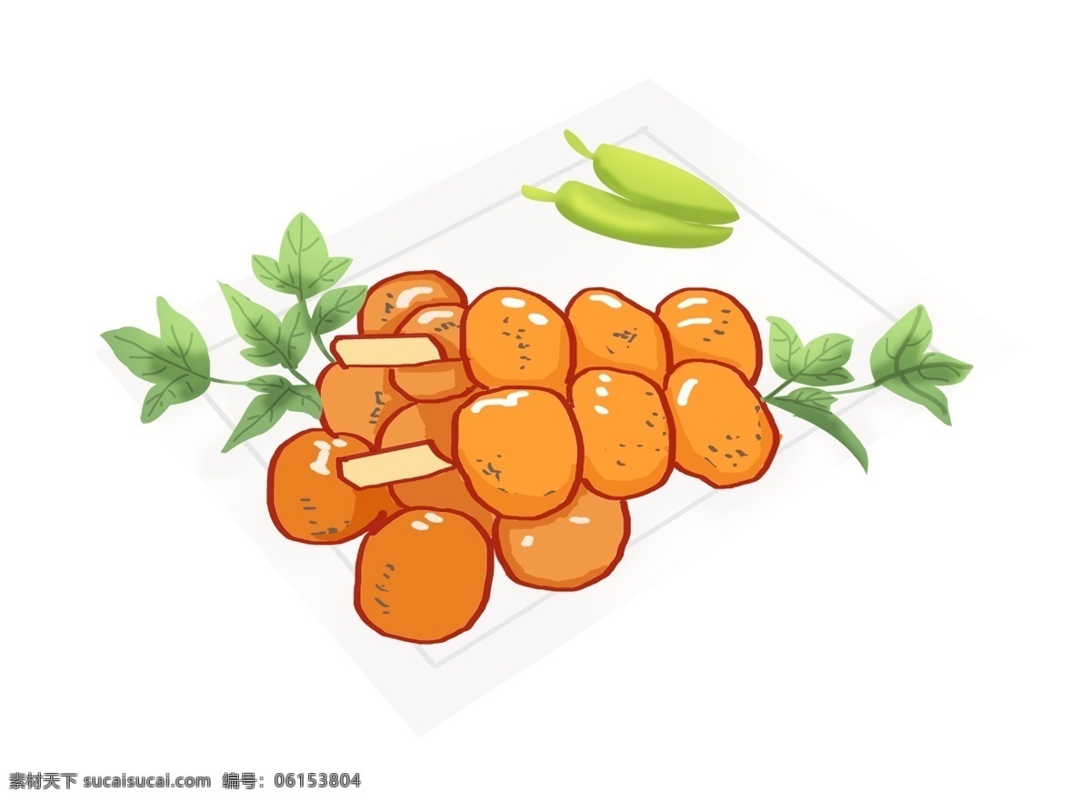 窜窜图案烧烤 烤肉 烧烤 小吃