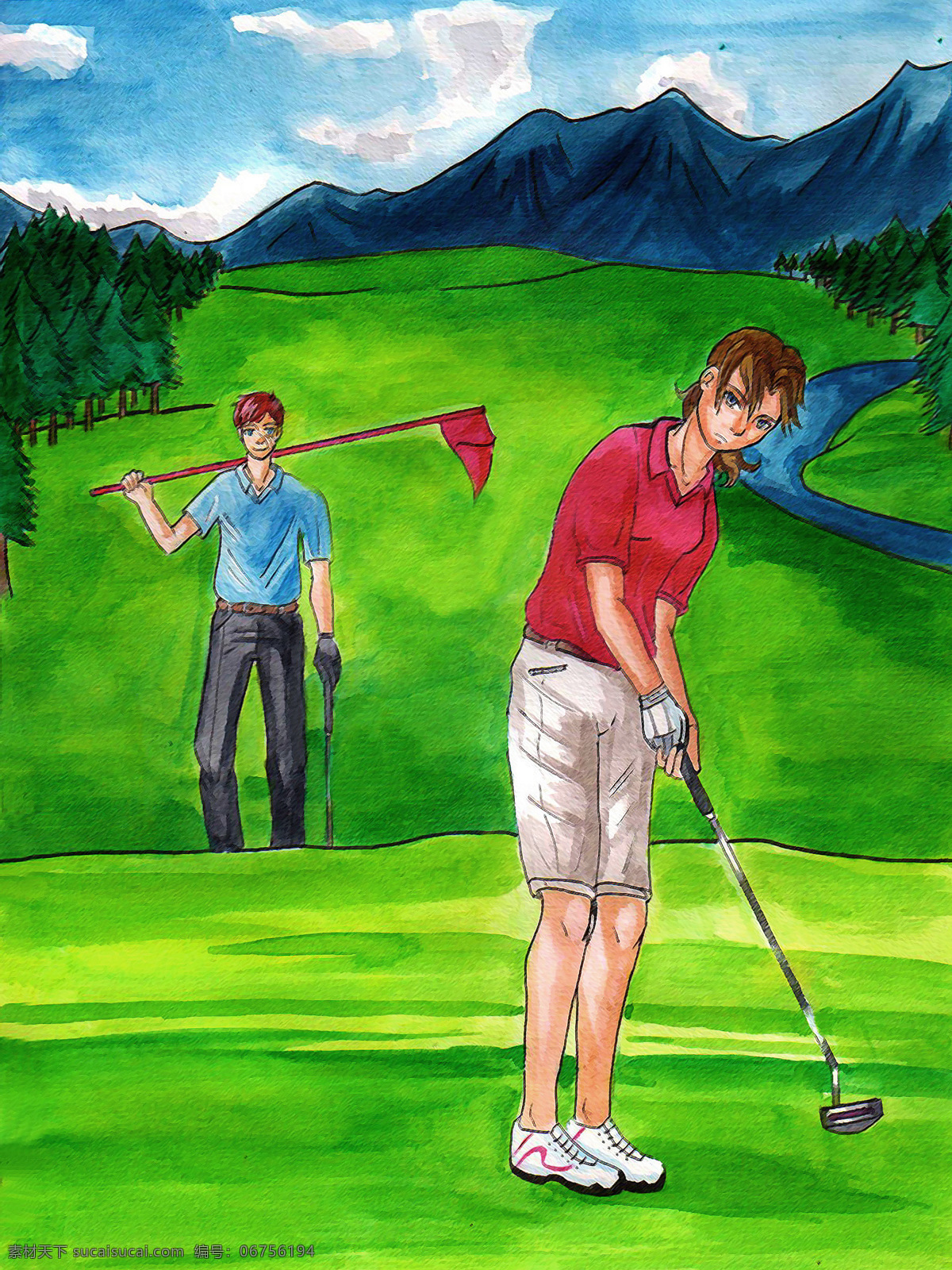 golf 高尔夫 高尔夫球 高尔夫运动 高贵 贵族 皇家 绘画 艺术设计 艺术 模板下载 高尔夫艺术 圣安德鲁斯 苏格兰 果岭 球道 苏格兰文化 高球 体育 皇室运动 球场 油画 人物 体育运动 文化艺术 装饰素材