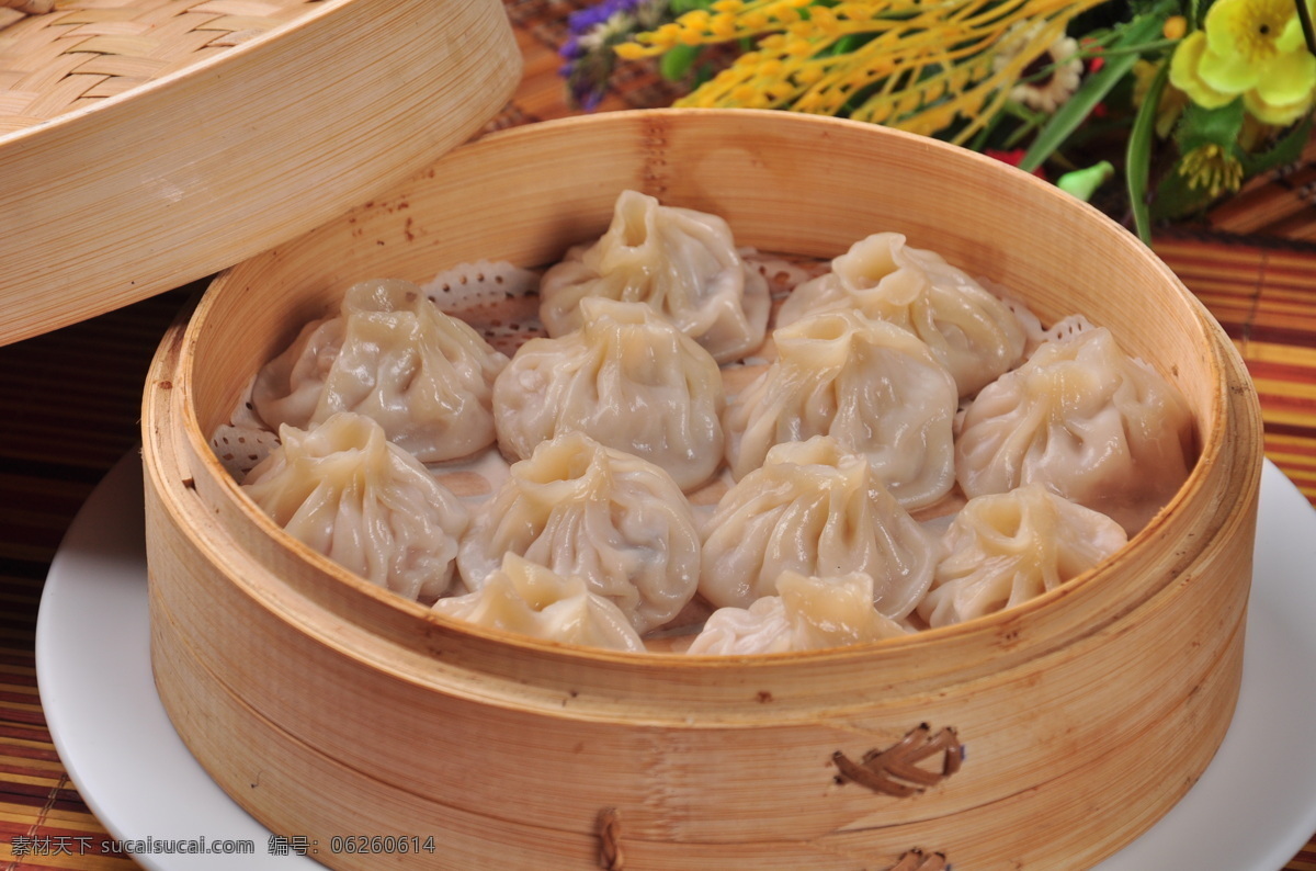 小笼包 灌汤包 小笼汤包 包子 鲜汤包 餐饮美食 传统美食