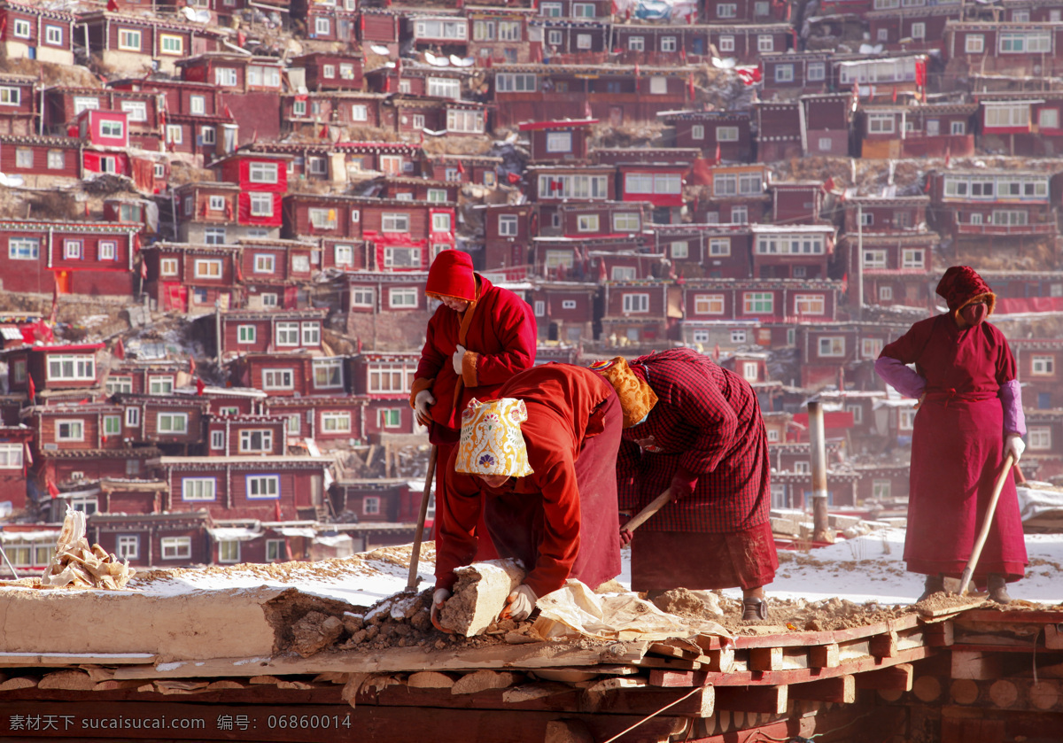 西藏 风景 人物 色达 人文 旅游摄影 国内旅游