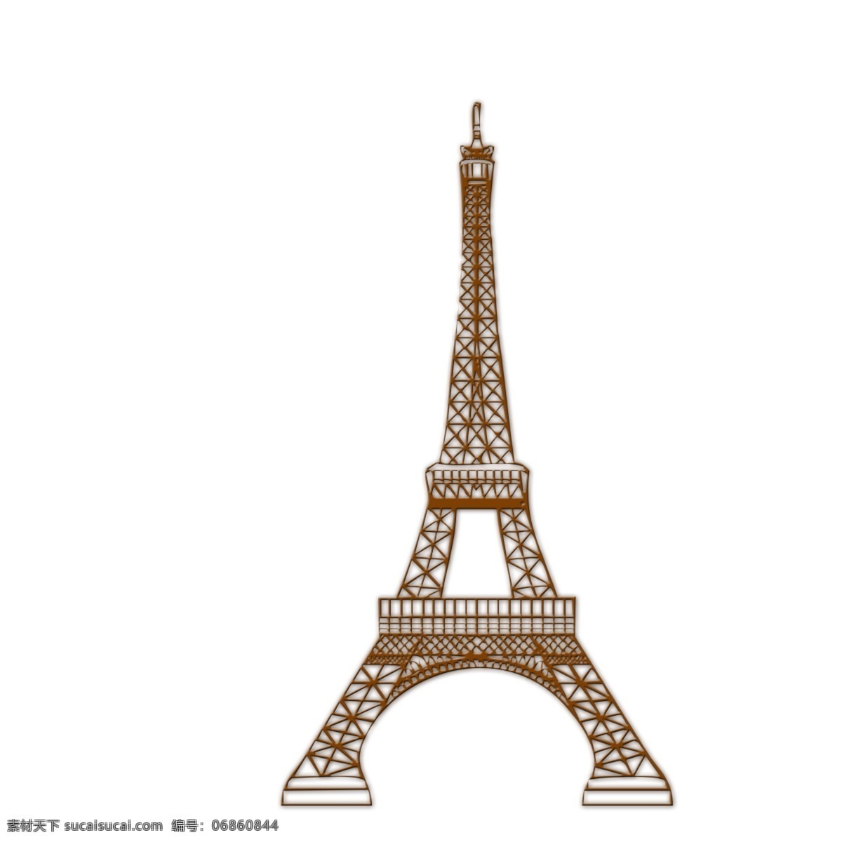 著名 旅游 建筑材料 旅游业 法国 埃菲尔铁塔 建筑 城市 简单 表现 线条 模式