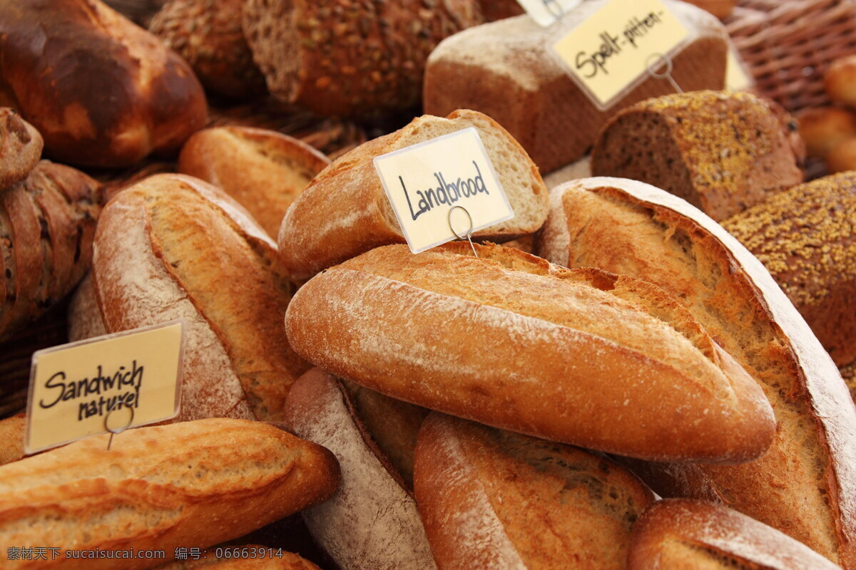 手工 面包 高清 手工面包 烤面包 粗粮面包 形状