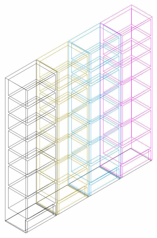 格 柜子 3d cad 家装 立体 模型 三维 饰品 室内 装饰 多格 装修 cad素材
