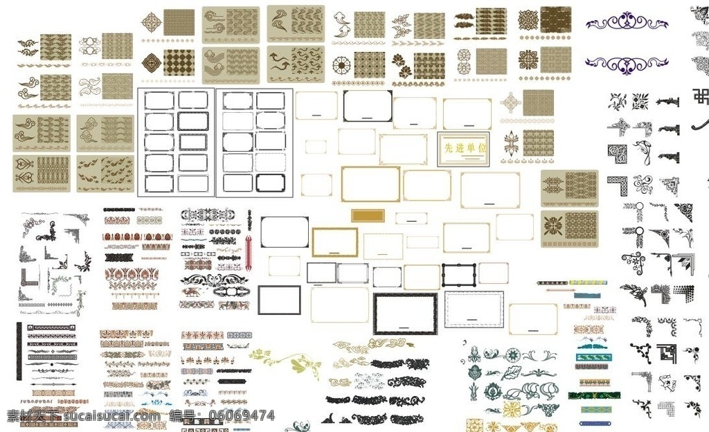 线框 花纹 欧式线框 边角 底纹 花纹素材 底纹素材 云纹 花边 花框 底纹边框 花边花纹