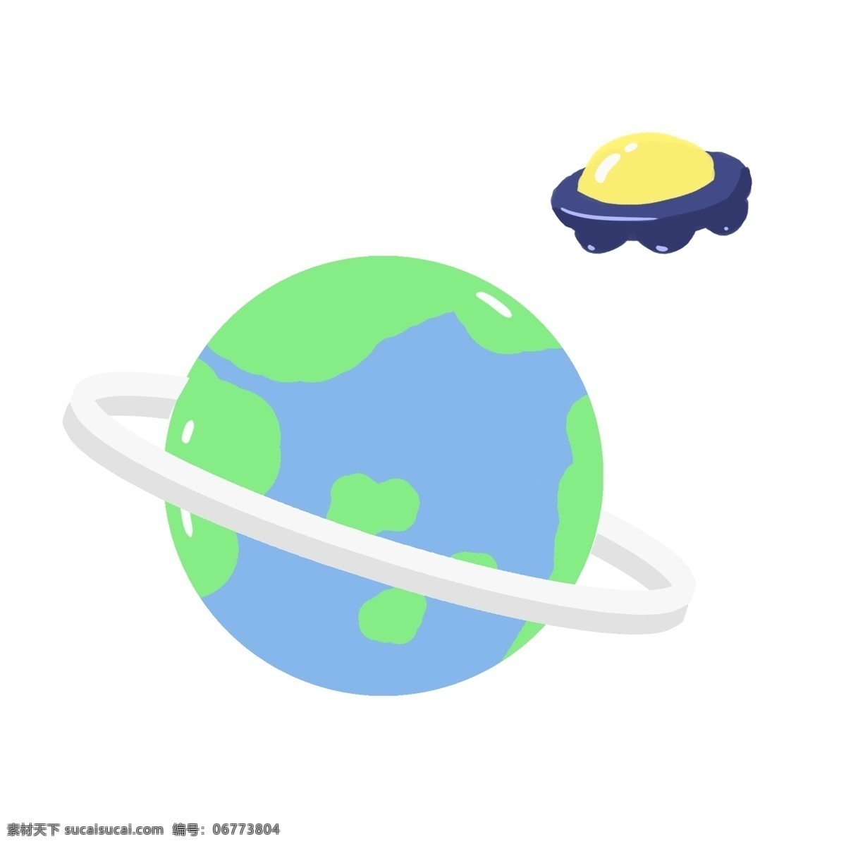 世界 航天 日 行星 ufo 插画 地球 星球 世界航天日 卡通ufo 节日 宇宙飞船 创意飞船 卡通插画 太空