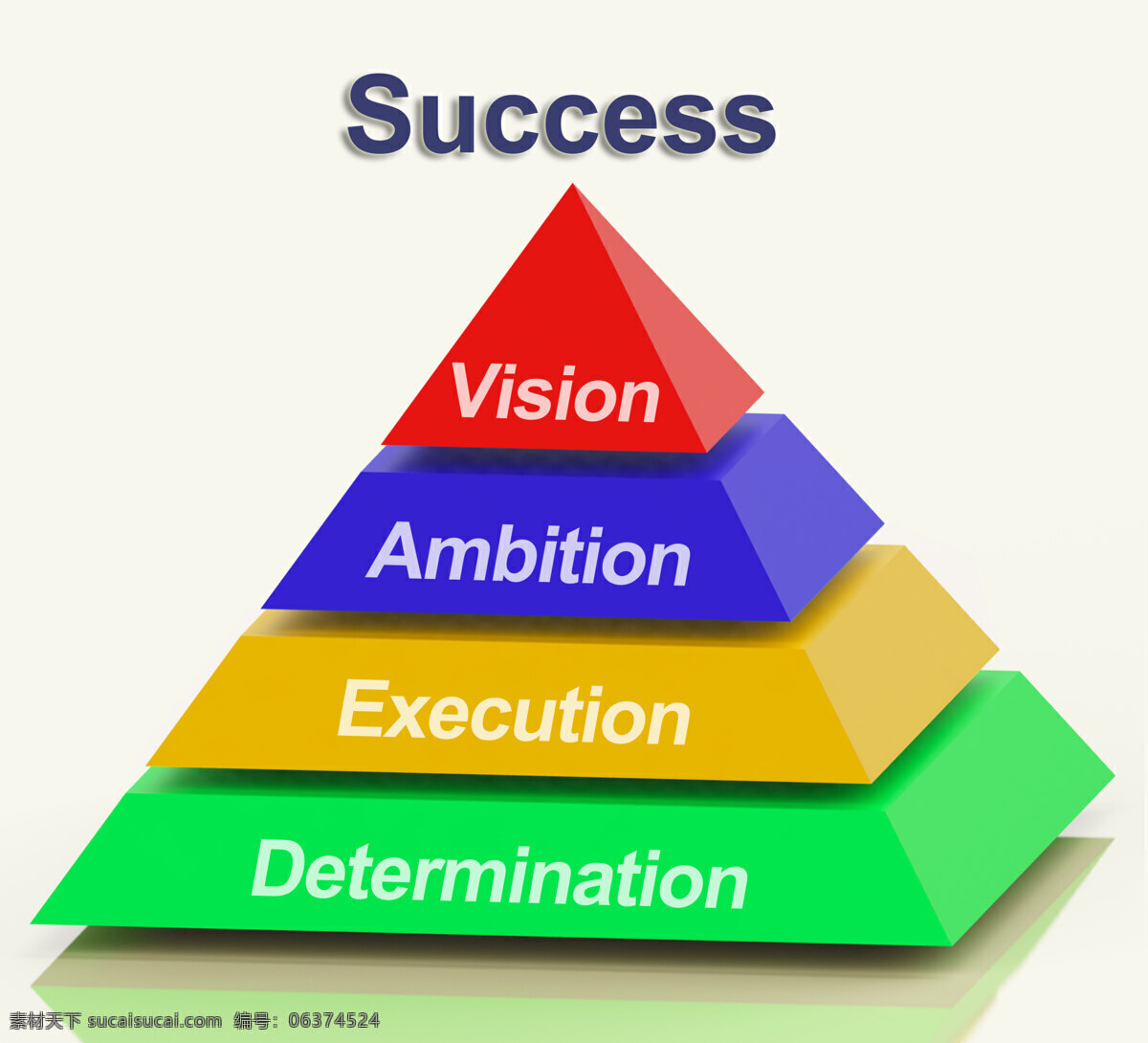 成功 金字塔 显示 视觉 雄心 决心 执行 商务金融