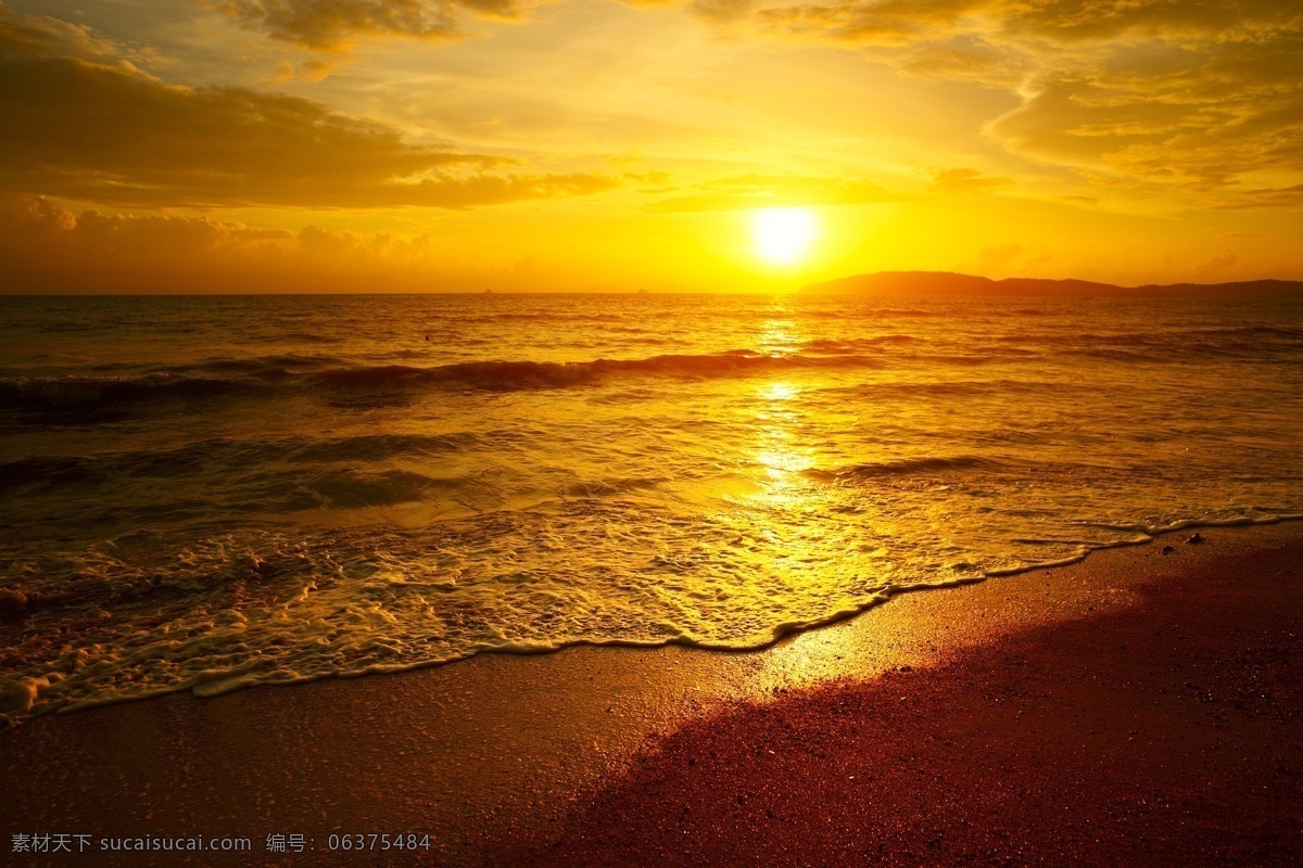 海边 海浪 黄昏 美景 梦幻 沙滩 自然风景 滩 夕阳 海滩夕阳 美丽自然 自然景观 psd源文件