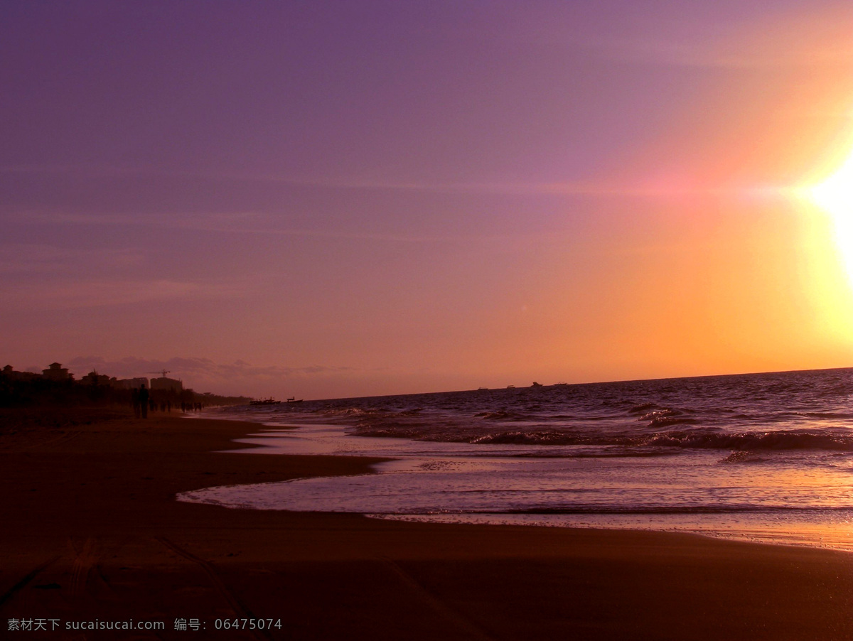 大海 海岸线 海滩 黄昏 落日 日落 沙滩 夕阳 大海夕阳 自然 自然风景 自然景观 psd源文件