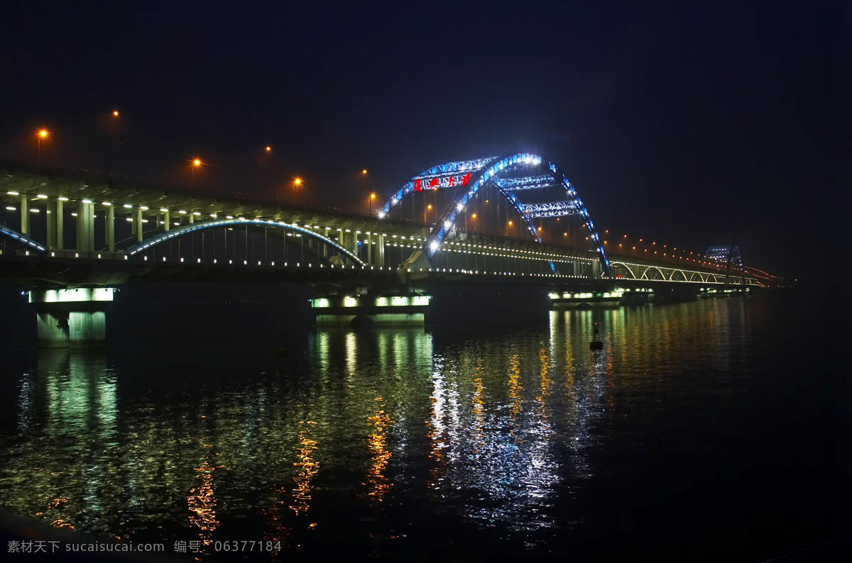 杭州 复兴 大桥 夜景 杭州复兴大桥 复兴大桥夜景 建筑摄影 建筑园林