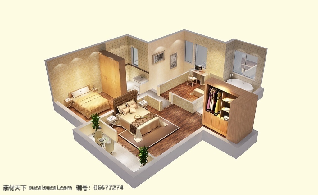 3d户型图 室内 家居 客厅 生活 建筑 环境设计 家居设计 效果图 3d设计 3d作品