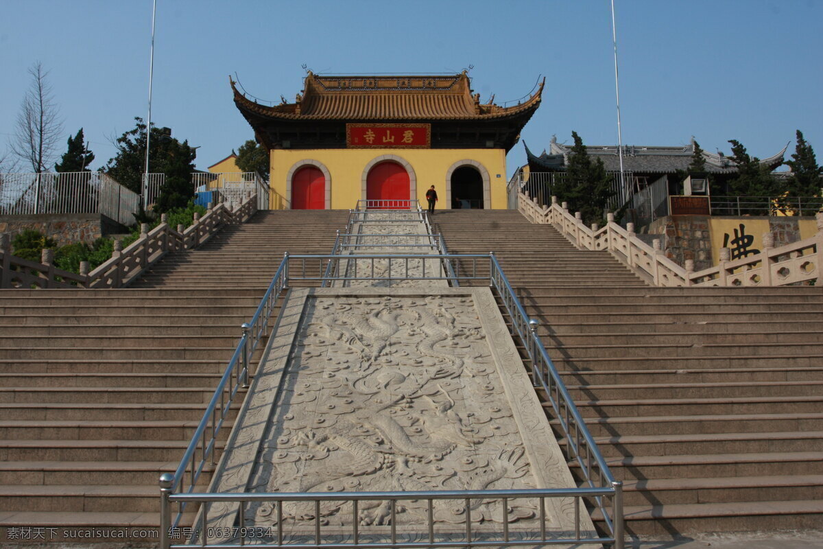 无锡风景 君山寺 自然景观 风景名胜 太湖景 摄影图库
